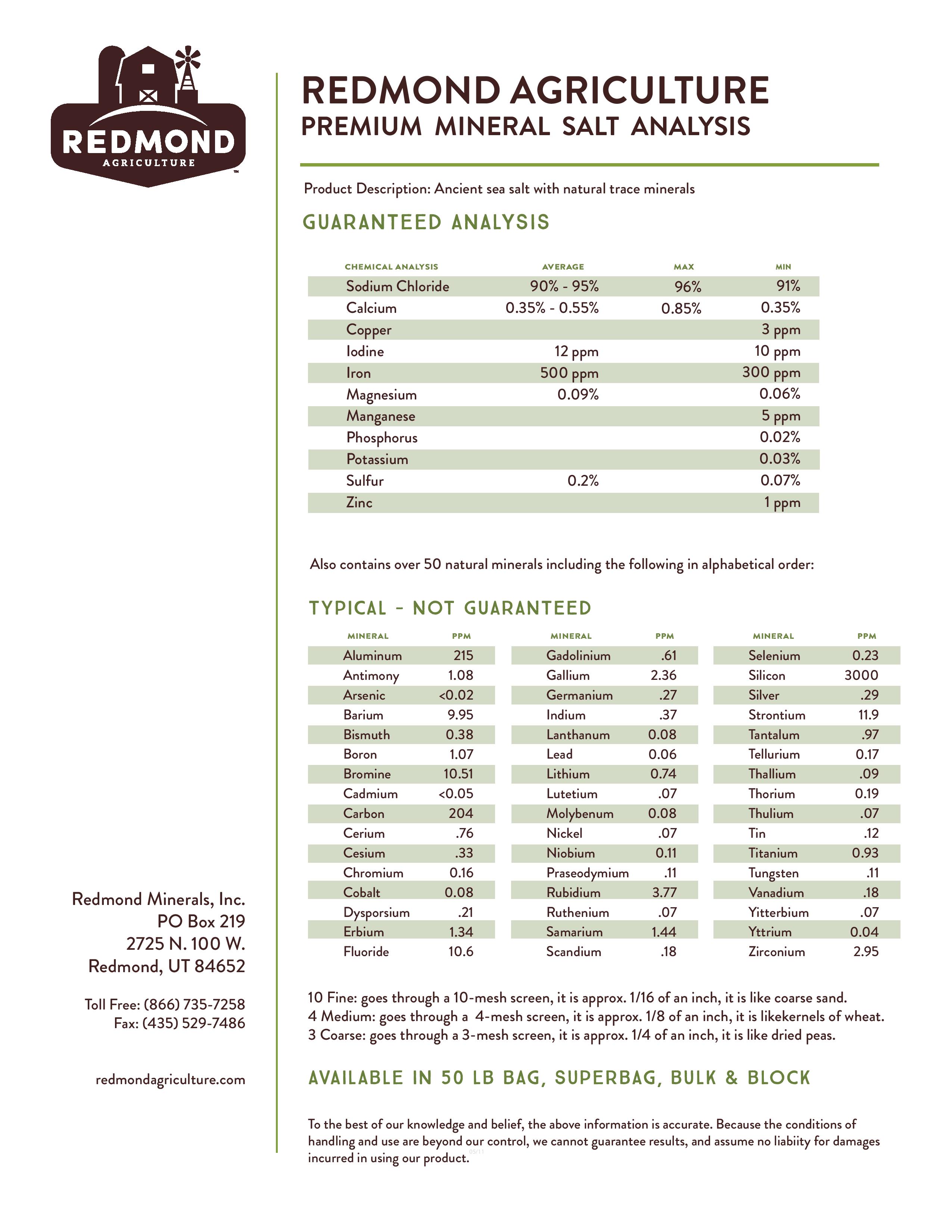 Redmond Fine Mineral